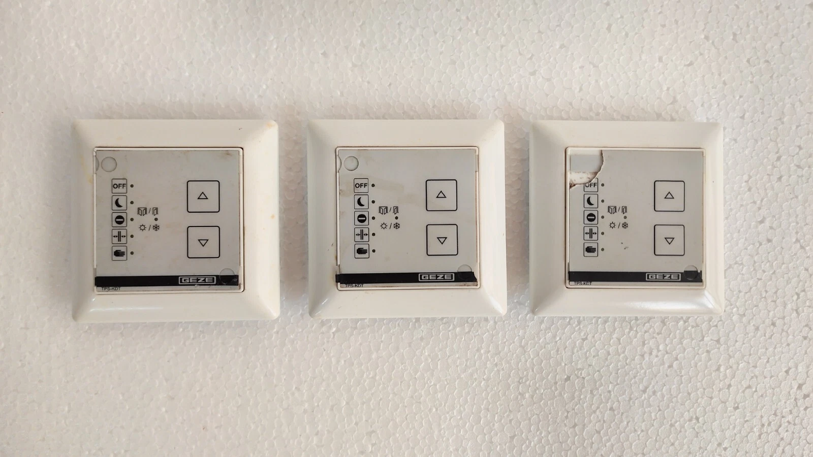 Geze tps-kdt / KPS-KDT Keypad Programme Switch Lot of 03 Pcs